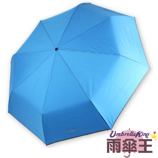 【雨傘王-終身免費維修】27吋奈米防潑水紳士自動傘-寶藍