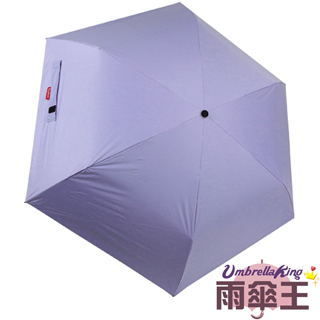 【雨傘王-終身免費維修】BigRed 太輕 23吋黑膠版 - 紫色