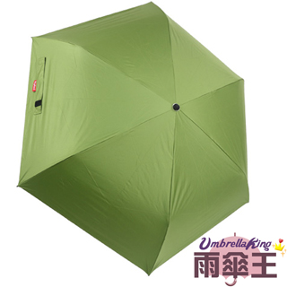 【雨傘王-終身免費維修】BigRed 太輕 23吋黑膠版 - 抹茶綠