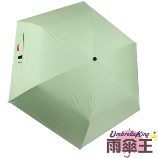 【雨傘王-終身免費維修】BigRed 太輕 23吋黑膠版 - 淺綠
