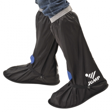 【JUMP】尼龍反光安全鞋套L001(黑藍_M~3XL)