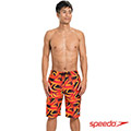 SPEEDO 男人休閒海灘褲22吋 Electrofield Printed 紅-黑