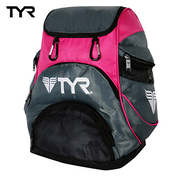 美國TYR 鐵人後背包 Alliance Team Mini Backpack 灰粉 台灣總代理