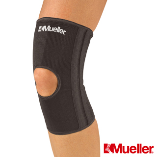MUELLER慕樂 醫療型彈簧膝關節護具 黑色