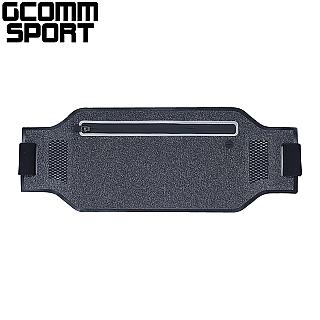 GCOMM SPORT 萊卡輕薄貼身防汗水音樂腰包 運動黑