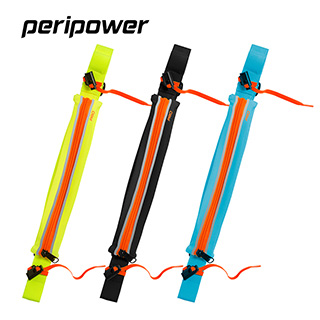 peripower 反光防潑水運動腰包(防水設計,可吊掛號碼牌與能量棒)