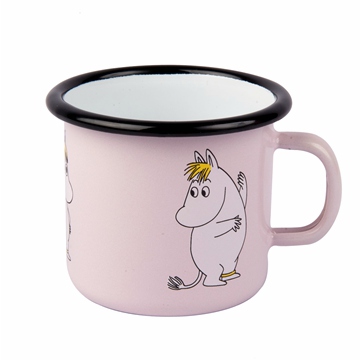 【芬蘭Muurla Moomin】司克諾小姐-琺瑯杯(250cc / 粉紅色)