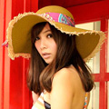 Aimee Toff 圖騰緞帶亮眼遮陽帽(咖)