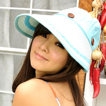 Aimee Toff 率性佳人牛仔遮陽帽(淺藍)