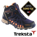 Treksta ADT MID 203 女GTX 防水中筒登山鞋/BOA 深藍 |戶外|健行鞋 |登山 KR16KW