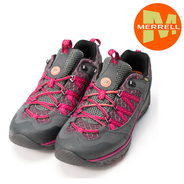 Merrell 美國 AVIAN LIGHT SPORT GORE-TEX 多功能健行鞋女款 灰/桃紅 ML35836