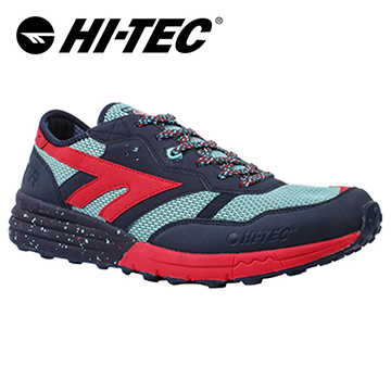 【英國HI-TEC】(男)超輕英式復古運動鞋_BADWATER藍/紅(A005440032)