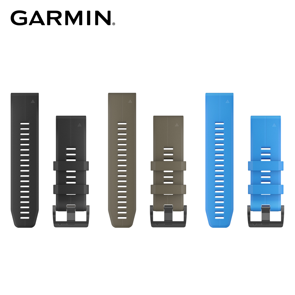GARMIN QuickFit 26mm 矽膠錶帶