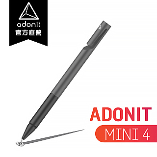 【Adonit 煥德】MINI4 美國專利碟片觸控筆專業版 (黑夜灰)