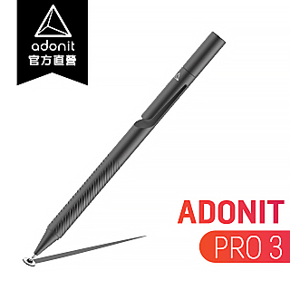 【Adonit 煥德】PRO3 美國專利碟片觸控筆 專業版 (黑色)