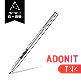 【Adonit 煥德】INK 微軟 Surface PRO 系列專用感壓觸控筆 (銀色)