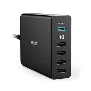 Anker PowerPort 5PORT PD 充電座 (黑)