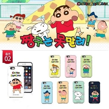 COQUAD 蠟筆小新 軟殼內框 硬殼外框 手機殼 NOTE 4 (小葵款)
