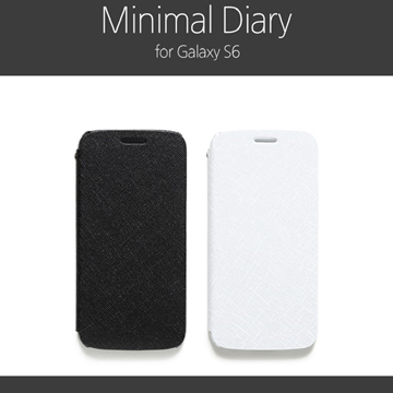 ZENUS Galaxy S6 Minimal 極值輕薄 側掀式真皮皮套