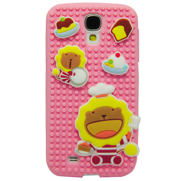 Aztec 奶油獅 Samsung Galaxy S4 矽膠軟手機殼