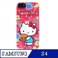 Hello kitty 凱蒂貓 硬殼手機套(漢堡款)│Galaxy S4
