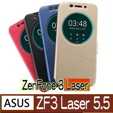 ★TOP寶殼家★For:ASUS ZF3 Laser 5.5吋(ZC551KL)側翻開窗保護殼-新款造型耐用