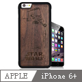 電影授權正版 STAR WARS星際大戰 iPhone 6/6s plus i6s+ 5.5吋 核桃木雷雕手機殼(帝國機器人)