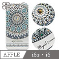 apbs APPLE iPhone6/iPhone6s 施華洛世奇彩鑽手機殼-歐風圖騰