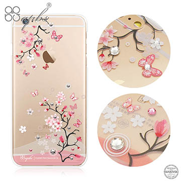 apbs APPLE iPhone6s /iPhone6 4.7吋 施華洛世奇彩鑽手機殼-日本櫻