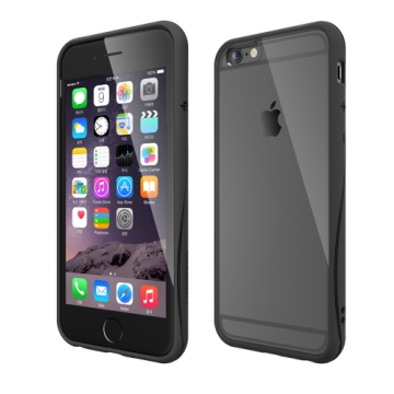 motomo iPhone6/6s Plus 5.5吋 Achrome 曲線保護框 黑色