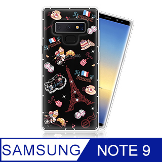 EVO CASE Samsung Galaxy Note9 奧地利水鑽彩繪手機殼 - 甜點巴黎