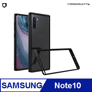 犀牛盾 Crashguard防摔邊框手機殼 - Samsung Galaxy Note 10 黑色