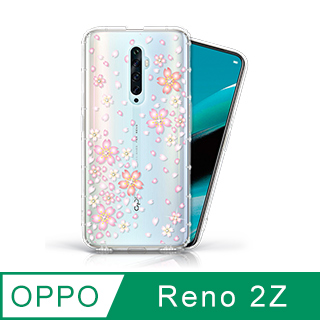 EVO CASE OPPO Reno 2Z 奧地利水鑽彩繪手機殼 - 櫻花