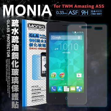 MONIA TWM Amazing A5S 日本頂級疏水疏油9H鋼化玻璃膜