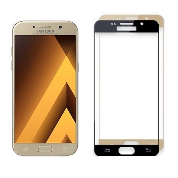 Samsung Galaxy A5 (2017) 全屏滿版 多色邊框 高透光手機保護貼膜