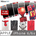 MARVEL蜘蛛人經典版iPhone 6/6s(4.7吋)雙面強化玻璃彩繪保護貼