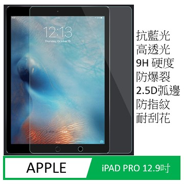 升級版抗藍光 iPAD PRO 12.9吋 鋼化玻璃保護貼