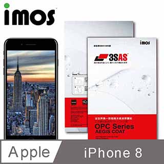iMos APPLE iPhone 8 3SAS 疏油疏水 螢幕保護貼(非滿版)