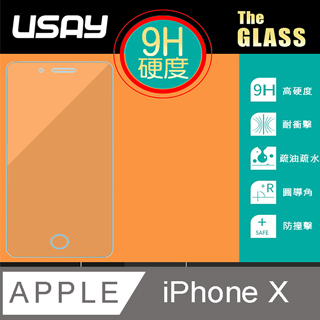 【USAY】APPLE iPhone X 碳纖維3D軟邊鋼化玻璃保護貼