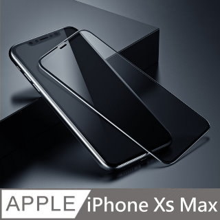 Apple iPhone Xs Max 6.5吋 防窺視專用 螢幕全貼合 高硬度 滿版抗刮防爆裂 玻璃保護貼