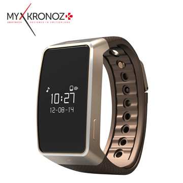 MYKRONOZ ZeWatch3 觸控防水通訊智能手錶-玫瑰金