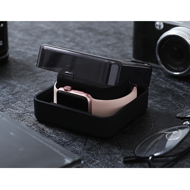 旅行必備Apple Watch充電收納盒 黑色