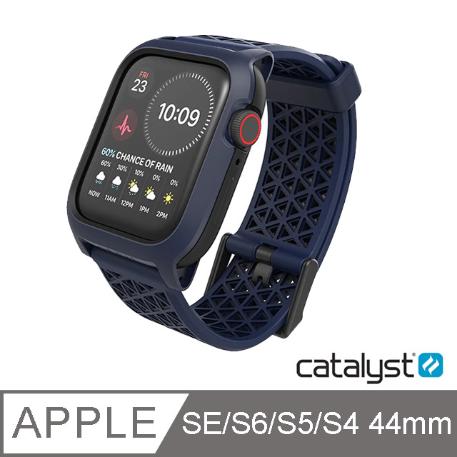 CATALYST APPLE WATCH S6/S5/S4/SE (44mm) 耐衝擊防摔保護殼(含錶帶)●藍色