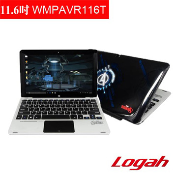 【Logah】漫威 Avengers AVR116T 11.6吋 四核心處理器 2合1平板電腦 組合包