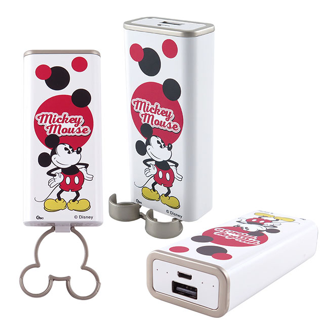 Disney迪士尼 6000 造型指環立架行動電源_泡泡系列 米奇