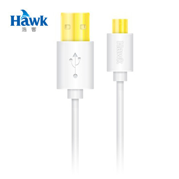 Hawk Micro USB平板快充傳輸線(旗艦版)-白