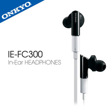 ONKYO IE-FC300入耳式耳機(白色)