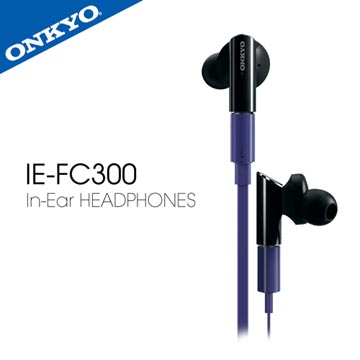 ONKYO IE-FC300入耳式耳機(紫色)