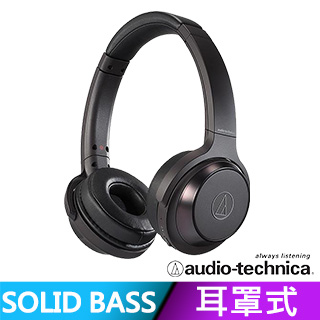 鐵三角 ATH-WS330BT 無線藍牙耳機【黑色】
