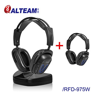 ALTEAM我聽 RFD-975W 頭戴式2.4G無線耳機(2支耳機+1支發射器)